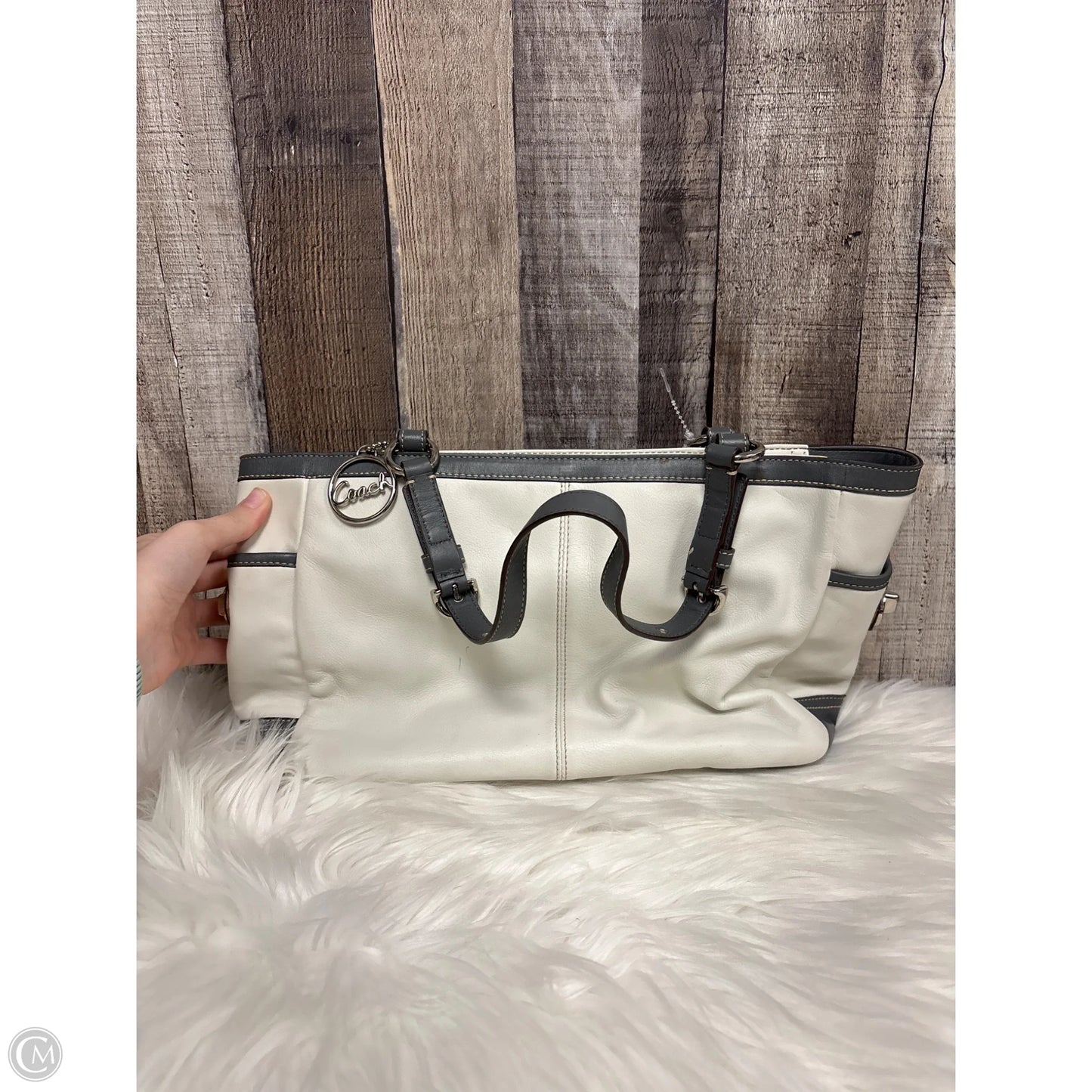 Handbag Designer By Coach, Size: Medium