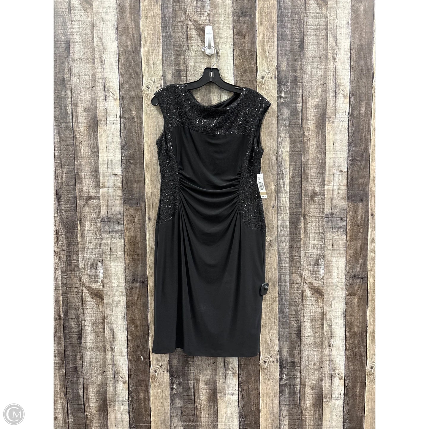 Dress Party Short By R And M Richards In Black, Size: 12