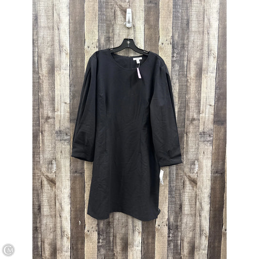 Dress Casual Midi By Nine West In Black, Size: Xxl