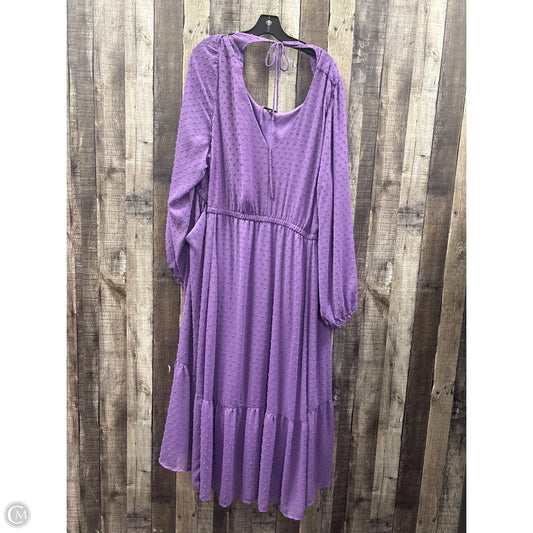 Dress Casual Maxi By Torrid In Purple, Size: 3x