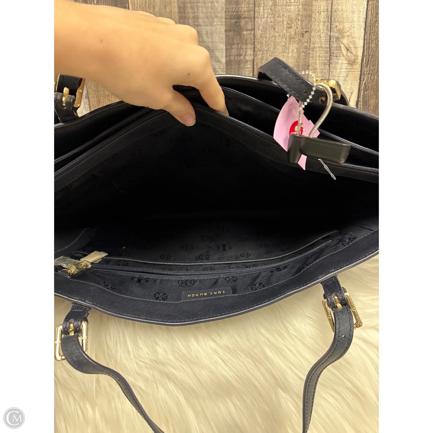 Handbag Designer By Tory Burch, Size: Large