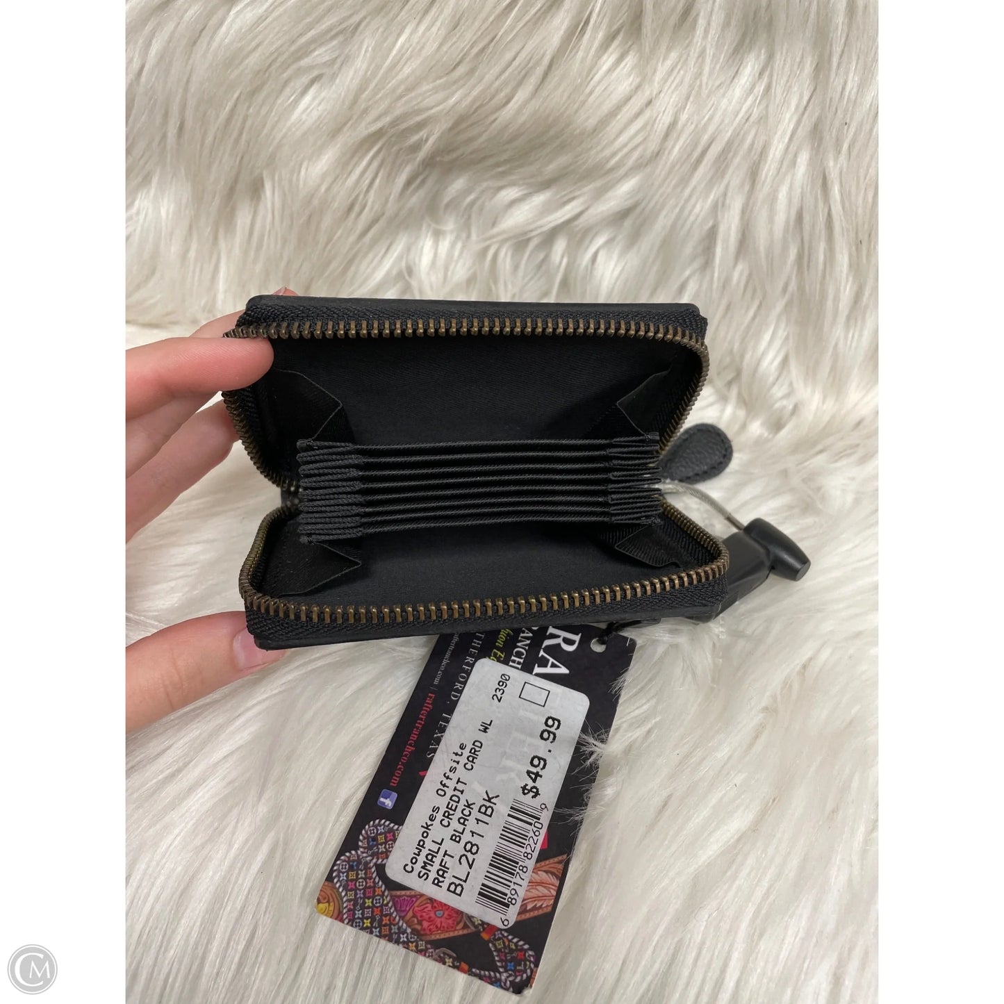 Wallet Leather By Cmc, Size: Small