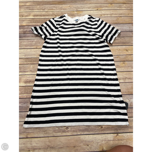 Tunic Short Sleeve By Old Navy In Striped Pattern, Size: M