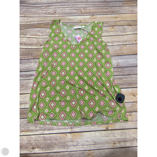 Top Sleeveless By Cme In Multi-colored, Size: M