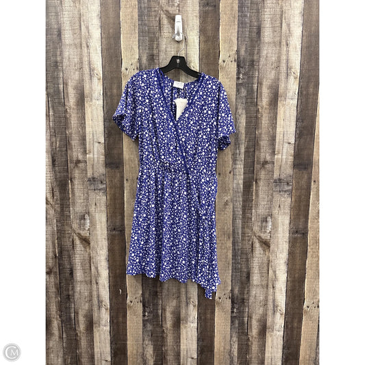 Dress Casual Short By Sienna Sky In Blue, Size: M