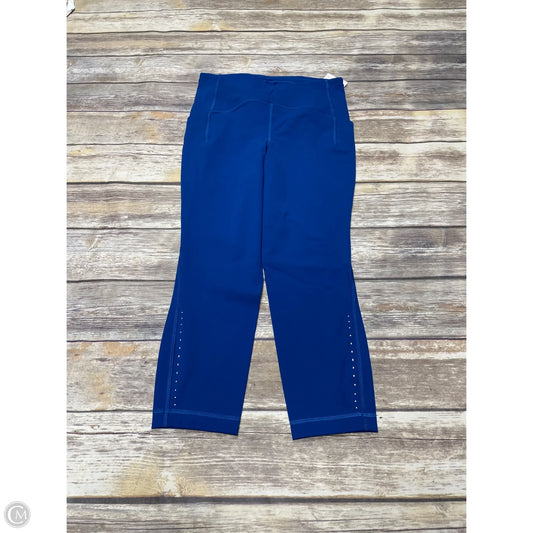 Athletic Leggings By Lululemon In Blue, Size: 8