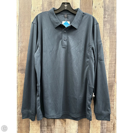 Top Long Sleeve By Cme In Navy, Size: L