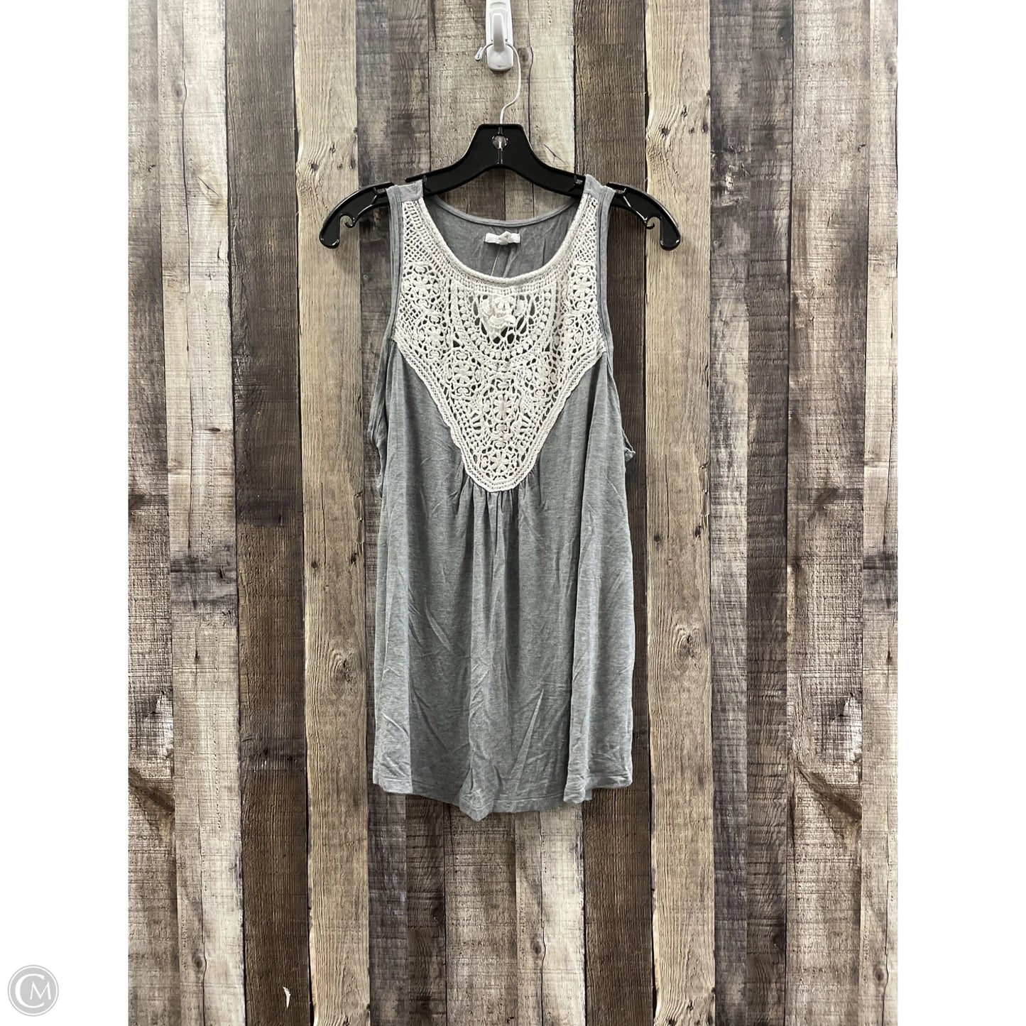 Top Sleeveless By Maurices In Grey, Size: 3x