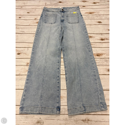 Jeans Wide Leg By Lc Lauren Conrad In Blue Denim, Size: 14