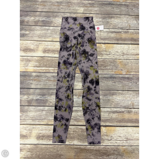Athletic Leggings By Lululemon In Multi-colored, Size: 0