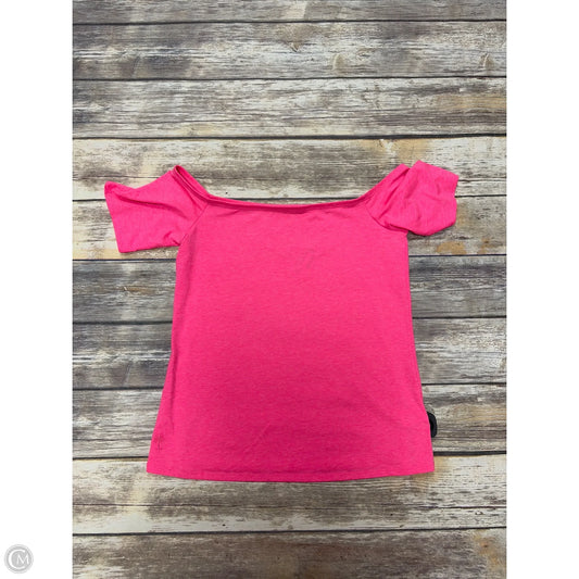 Top Short Sleeve Designer By Lilly Pulitzer In Pink, Size: S