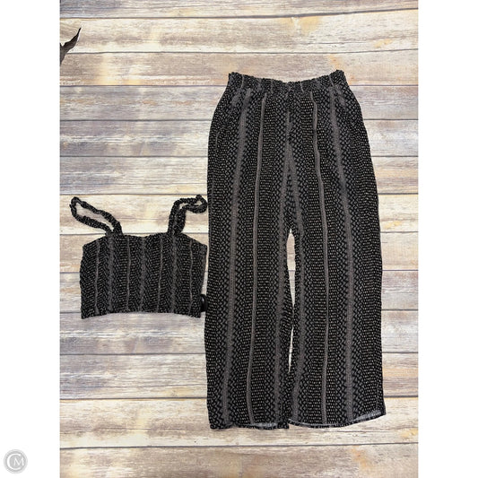 Pants Set 2pc By Paper Crane In Black, Size: L
