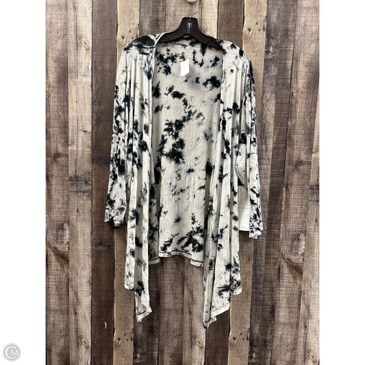 Cardigan By Onque In Tie Dye Print, Size: 3x