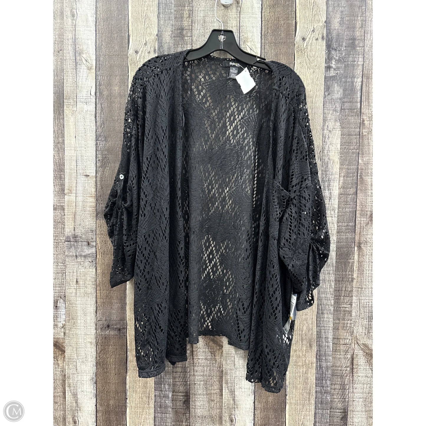 Cardigan By Style And Co Collection Women In Black, Size: 3x