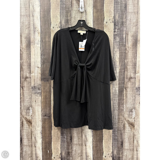 Top Short Sleeve By Michael By Michael Kors In Black, Size: 3x