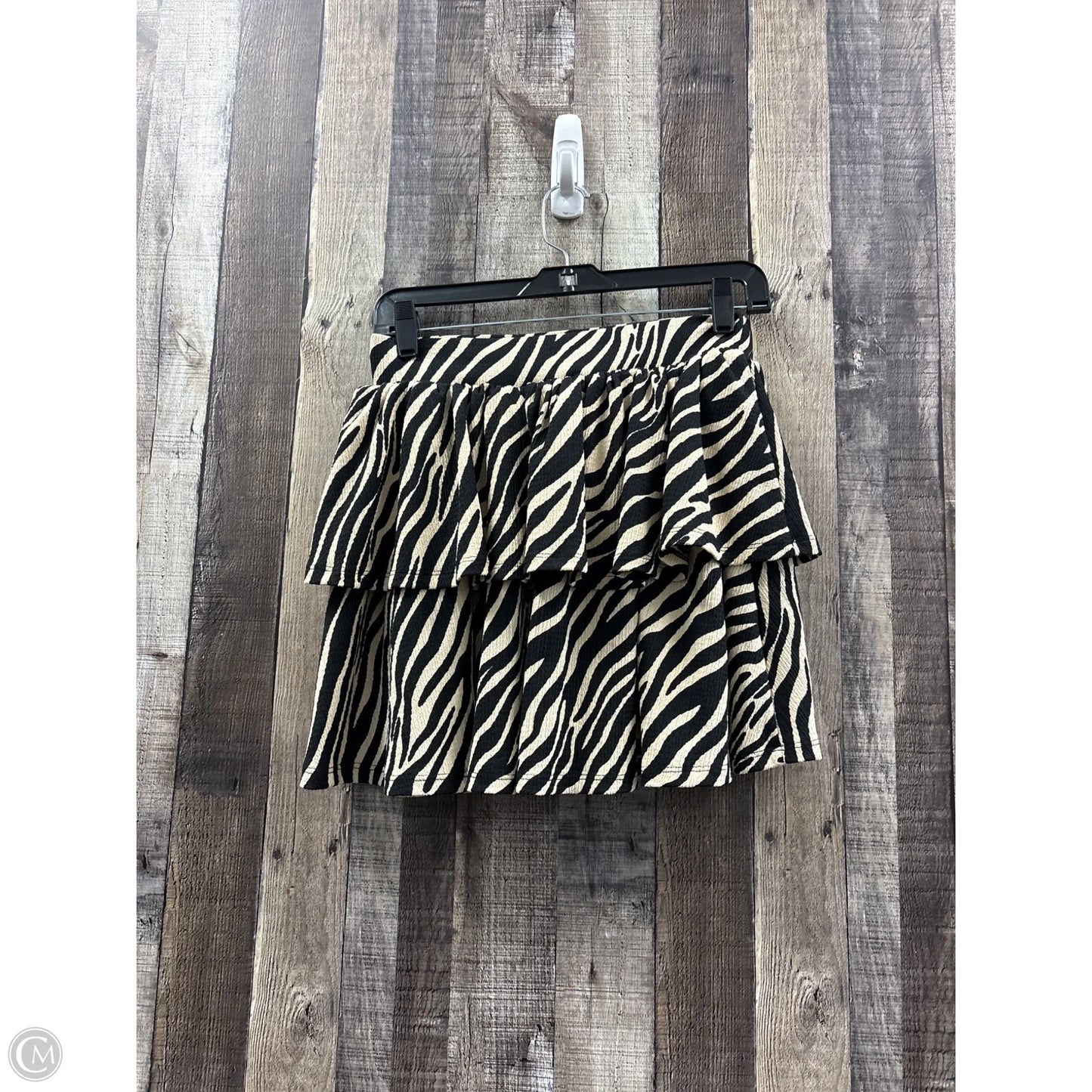 Skirt Mini & Short By Cme In Black & Brown, Size: S