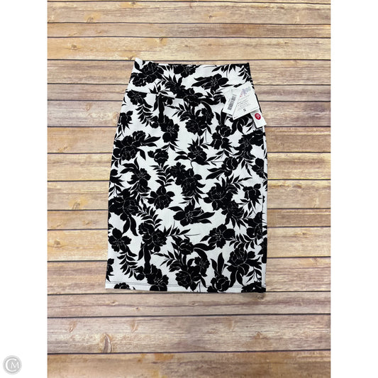 Skirt Midi By Lularoe In Black & White, Size: S