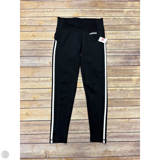 Athletic Leggings By Adidas In Black, Size: M