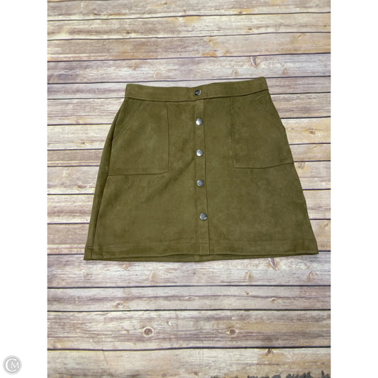 Skirt Maxi By Lulus In Green & White, Size: L