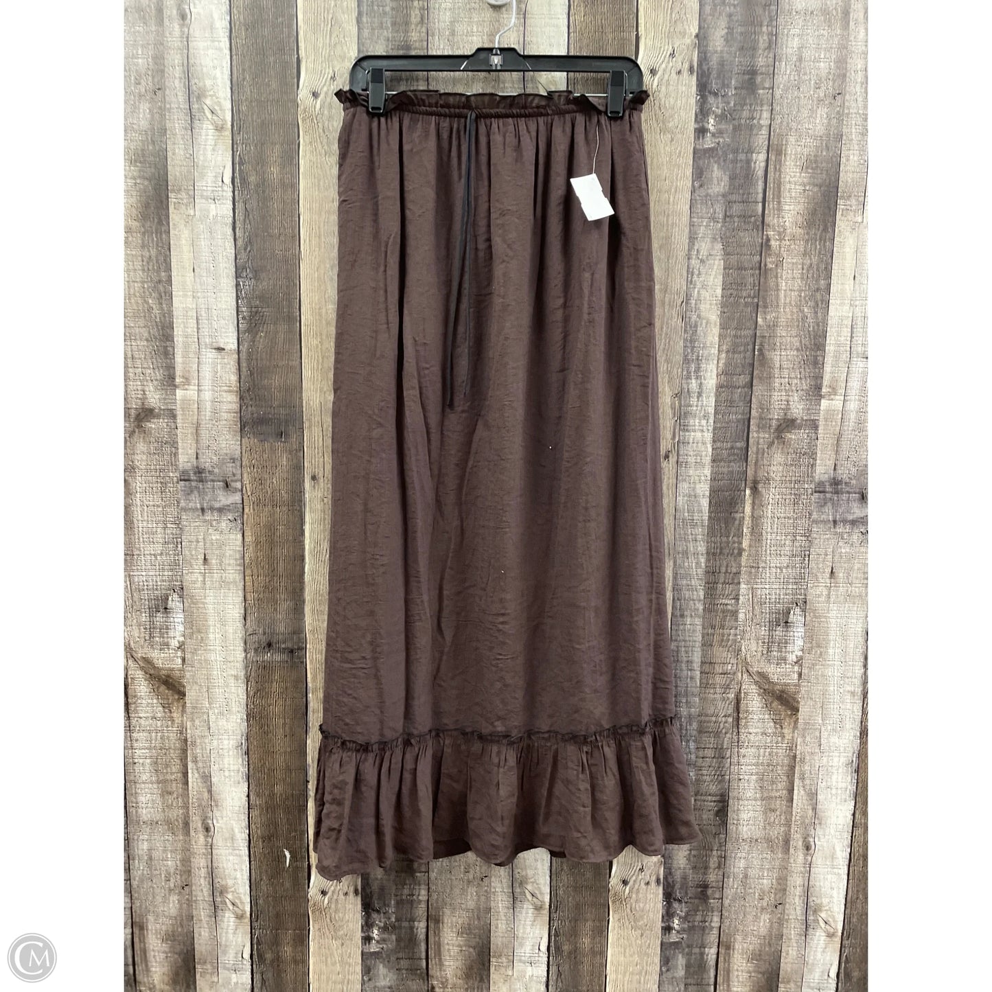 Skirt Maxi By Cme In Brown, Size: Xs