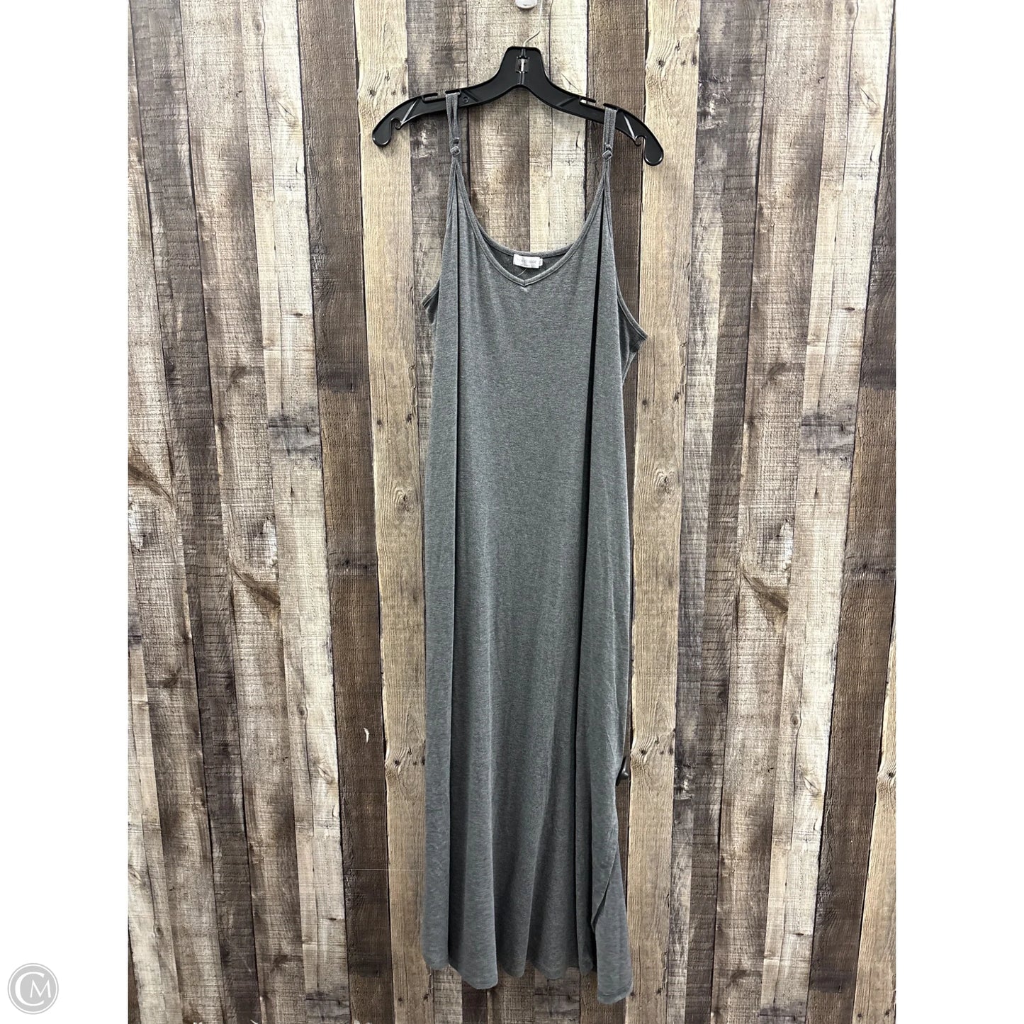 Dress Casual Maxi By Cme In Grey, Size: Xxl