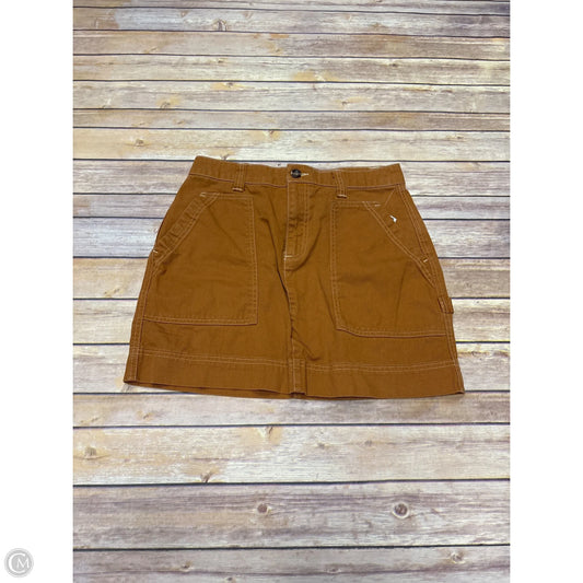 Skirt Mini & Short By Old Navy In Orange Denim, Size: 6