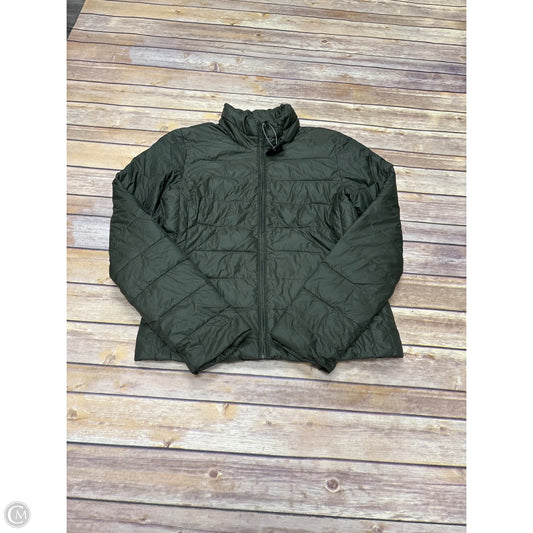 Coat Puffer & Quilted By Loft In Green, Size: Xs