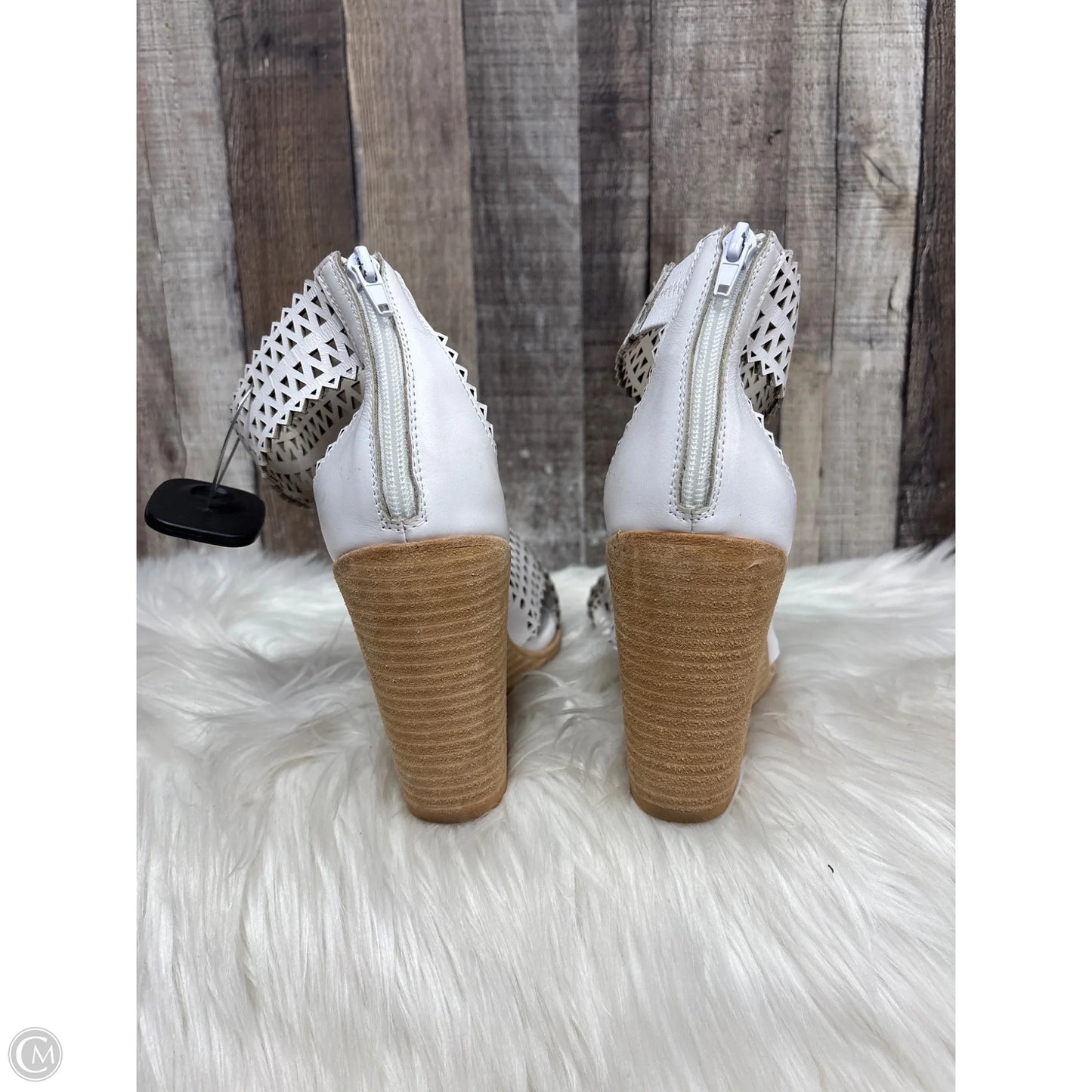 Sandals Heels Platform By Jeffrey Campbell In Cream, Size: 9