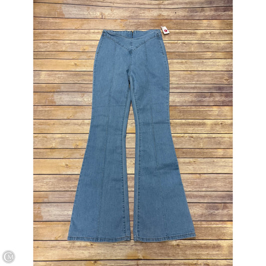 Jeans Flared By Shein In Blue Denim, Size: 6
