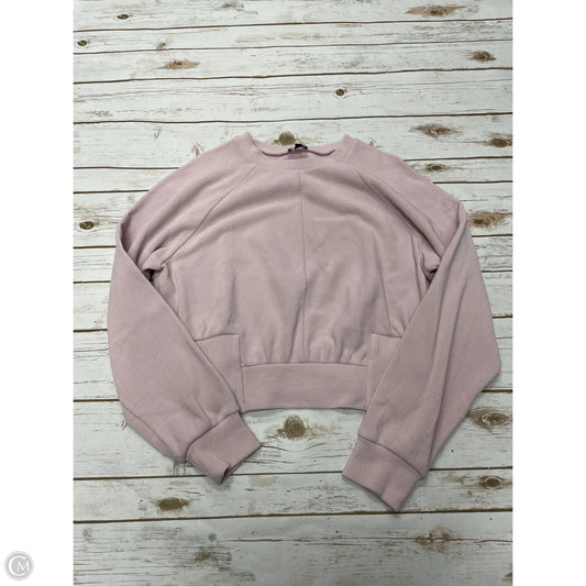 Sweatshirt Collar By Express In Pink, Size: L