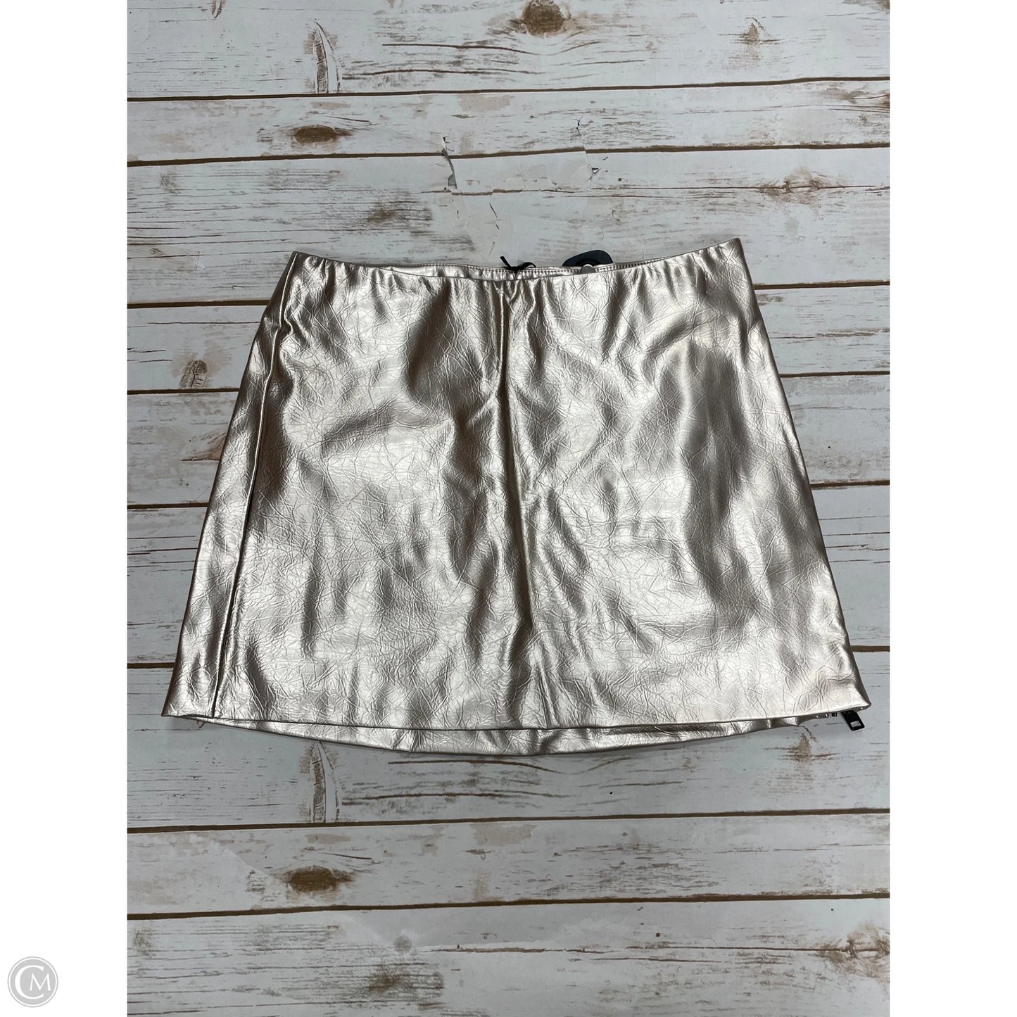 Skirt Midi By Future Collective In Gold, Size: Xs