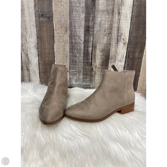 Boots Ankle Flats By J. Crew In Brown, Size: 8.5