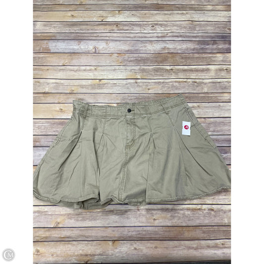 Skirt Mini & Short By Old Navy In Tan, Size: Xxl