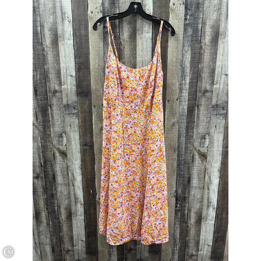Dress Casual Midi By Old Navy In Multi-colored, Size: 2x