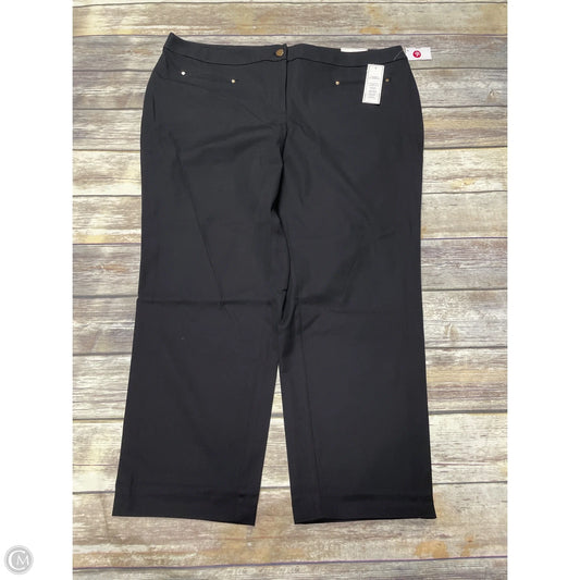 Pants Dress By Charter Club In Black, Size: 22
