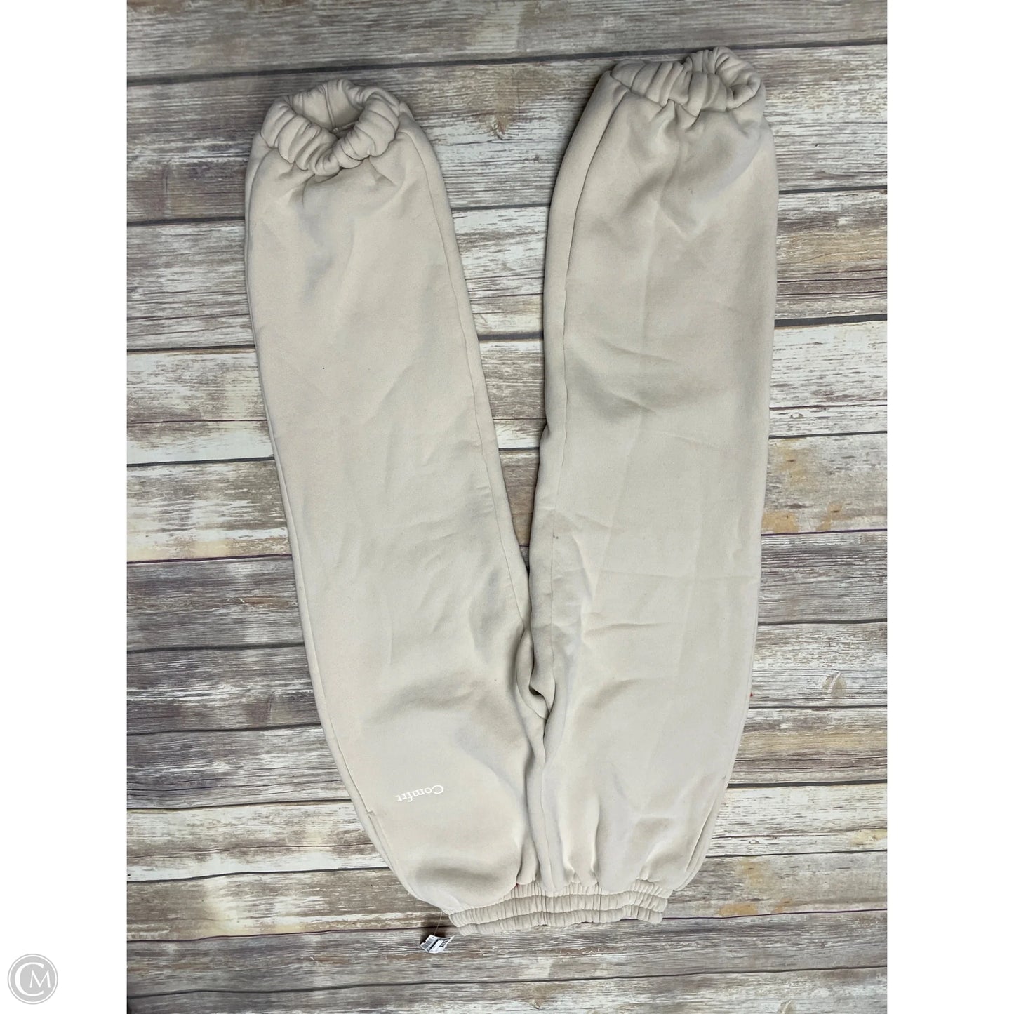 Athletic Pants By Comfrt In Tan, Size: S