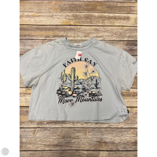 Top Short Sleeve By Cme In Multi-colored, Size: Xl