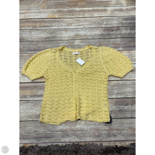 Sweater Short Sleeve By Lauren Conrad In Yellow, Size: S