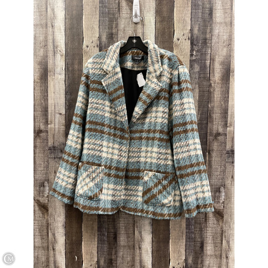 Coat Peacoat By Karen Kane In Multi-colored, Size: Xl