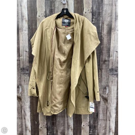 Coat Trench Coat By Vince Camuto In Tan, Size: Xl