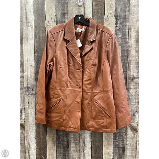 Jacket Other By D&co. In Brown, Size: Xl