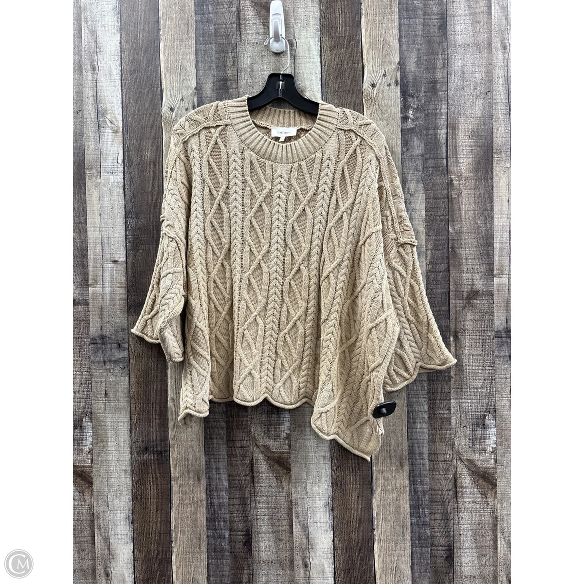 Sweater By Bohme In Tan, Size: M
