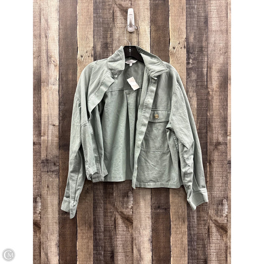 Jacket Denim By Cmf In Green Denim, Size: S