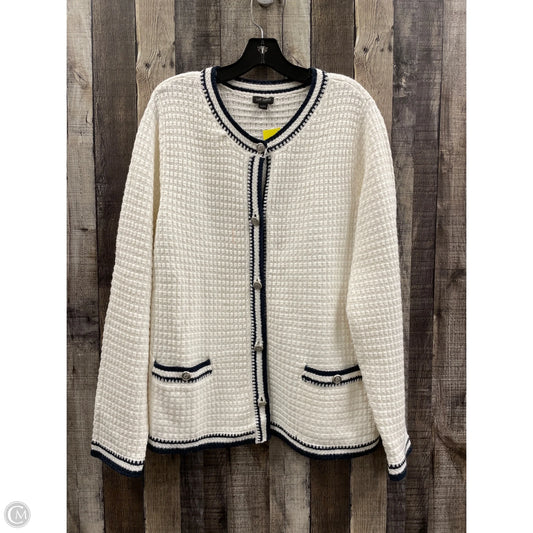 Cardigan By J. Jill In White, Size: L