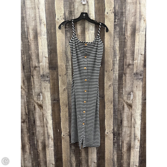 Dress Casual Midi By Eye Candy In Striped Pattern, Size: L