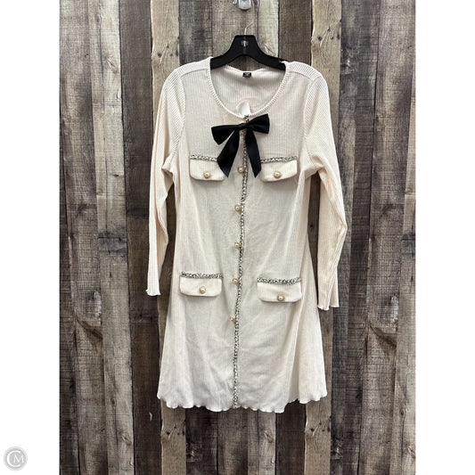 Dress Casual Short By Shein In Cream, Size: 1x