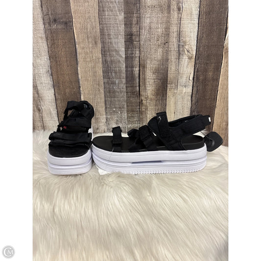 Shoes Athletic By Nike In Black, Size: 10