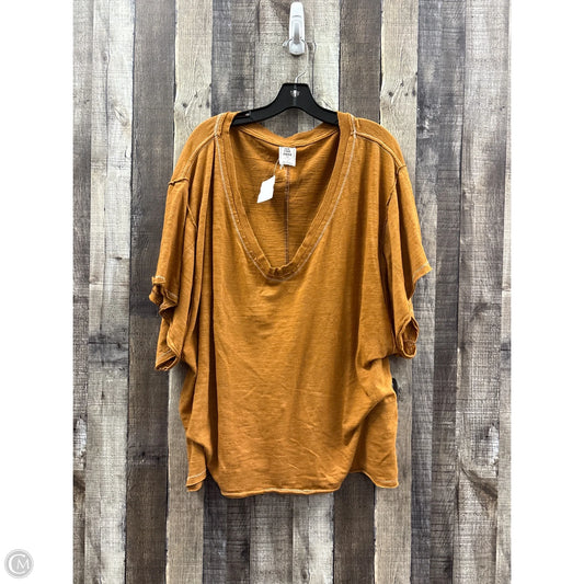 Top Short Sleeve By We The Free In Orange, Size: L