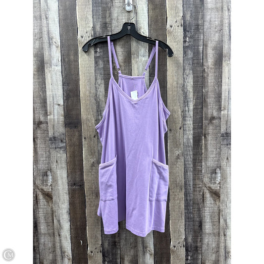 Romper By Cme In Purple, Size: Xl
