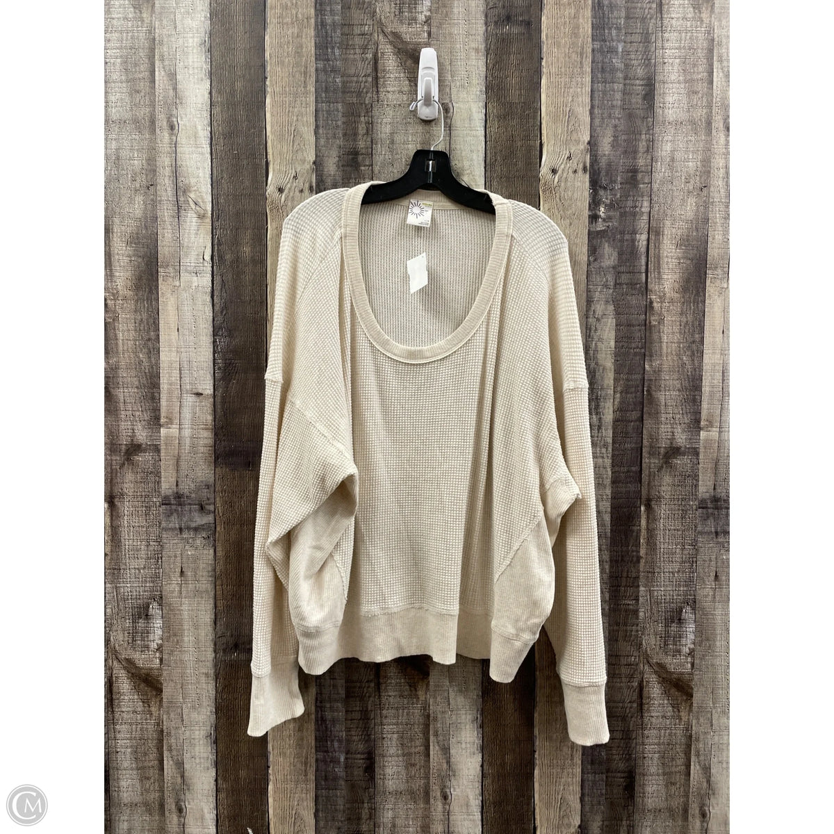 Sweater By Offline In Cream, Size: L
